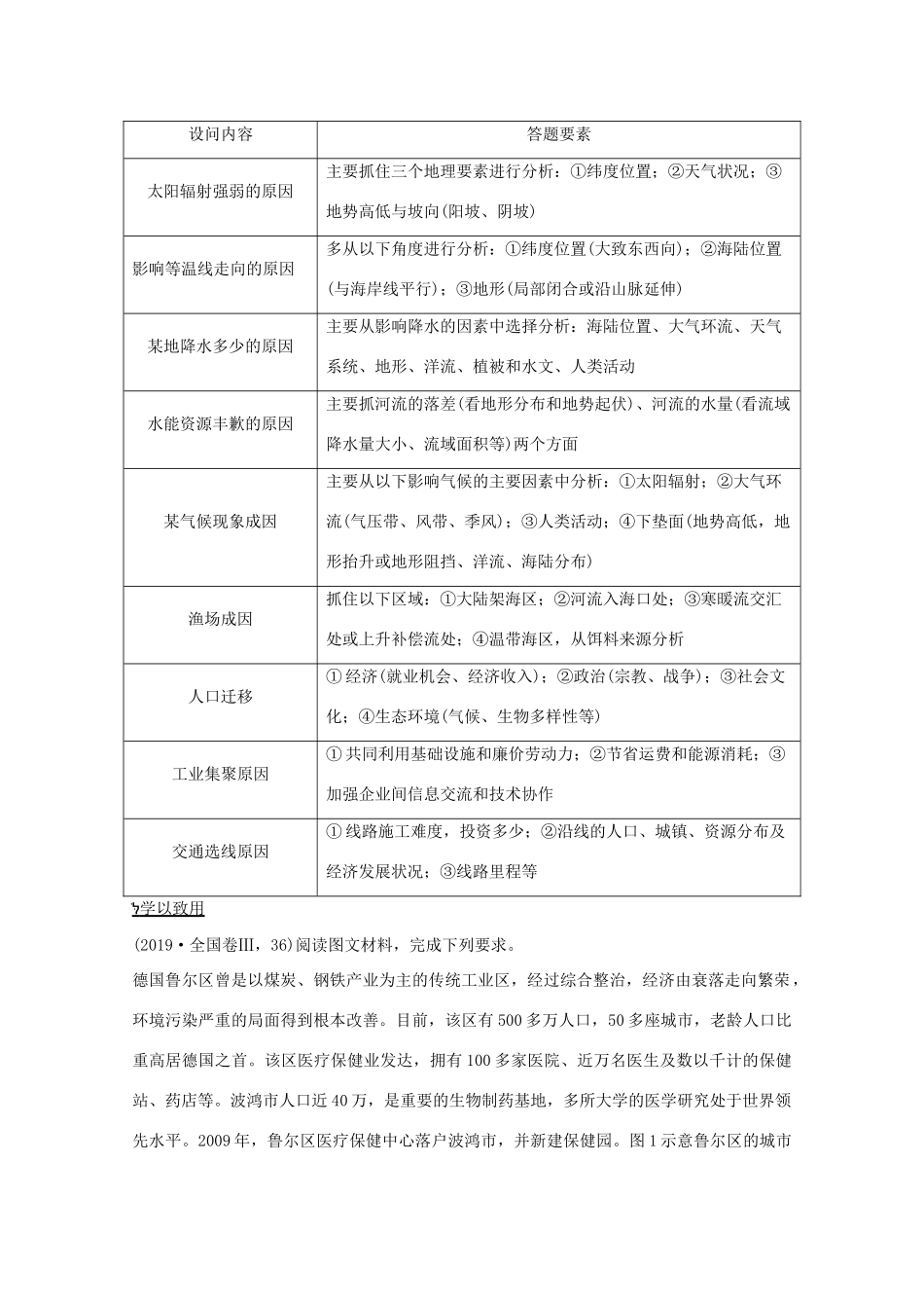 （浙江专用）高考地理复习 题型增分练 题型二 综合题 题类3 成因分析类学案-人教版高三全册地理学案_第3页
