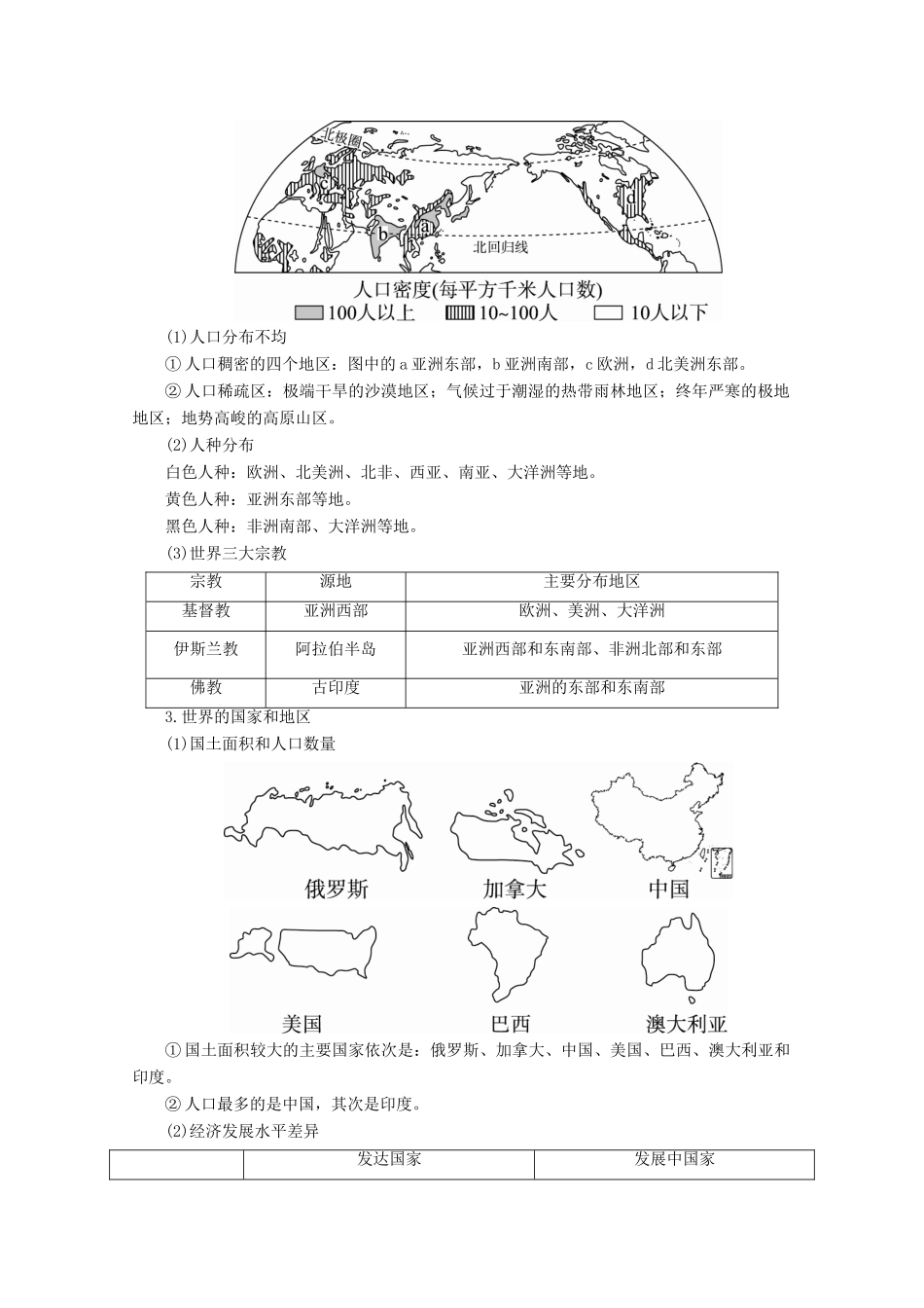 （课标通用）高考地理大一轮复习 第19讲 人口的数量变化与人口的合理容量学案 新人教版-新人教版高三全册地理学案_第2页