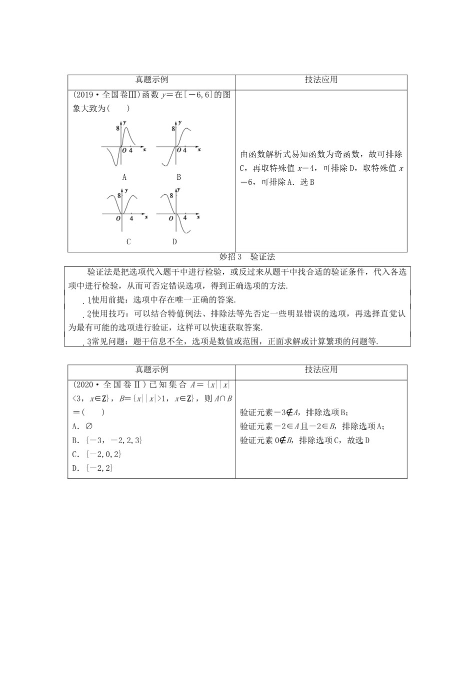 （统考版）高考数学二轮复习 板块1 应试技巧必备学案（含解析）（理）-人教版高三全册数学学案_第2页