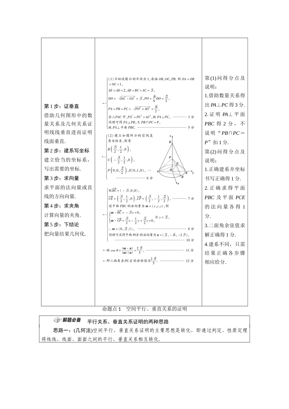 （统考版）高考数学二轮复习 板块2 命题区间精讲 精讲3 立体几何学案（含解析）（理）-人教版高三全册数学学案_第2页