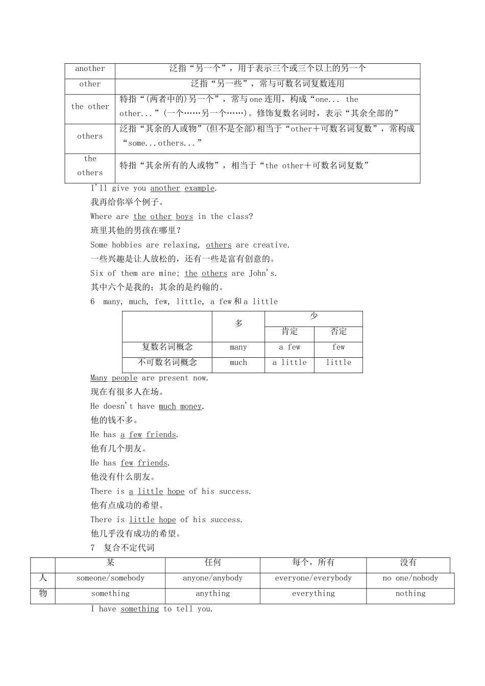 （课标通用）高考英语一轮复习 专题2 代词教学案-人教版高三全册英语教学案_第3页