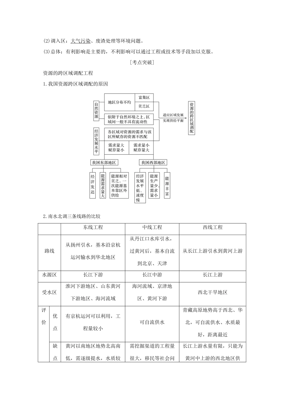 （浙江专版）高考地理一轮复习 第一章 区域地理环境与人类活动 第五讲 区域联系创新学案 必修3-人教版高三必修3地理学案_第3页