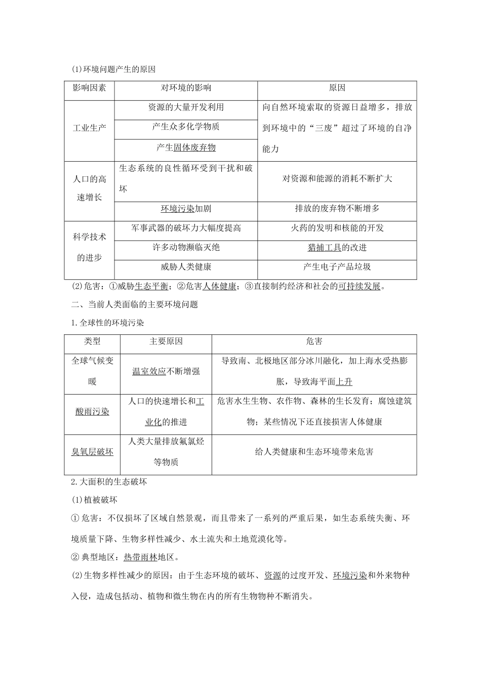 （浙江专版）高考地理一轮复习 选修模块 环境保护创新学案 选修6-人教版高三选修6地理学案_第2页