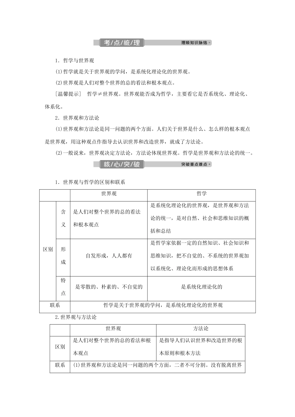 （选考）新高考政治一轮复习 生活与哲学 第一单元 生活智慧与时代精神 1 第一课 美好生活的向导教学案-人教版高三全册政治教学案_第3页