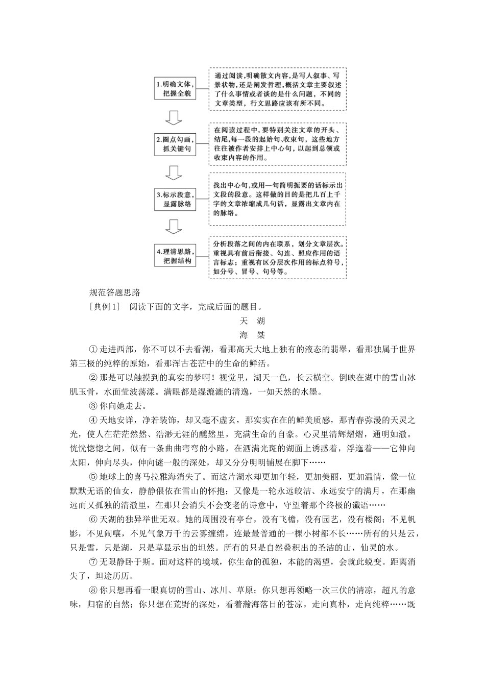 （通用版）新高考语文一轮复习 第1部分 专题2 现代文阅读 Ⅱ 散文阅读 第2讲 强化整体意识精解思路分析题教学案-人教版高三全册语文教学案_第2页