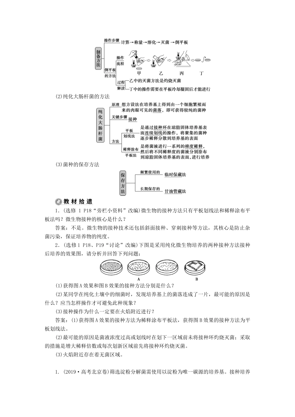 （选考）新高考生物一轮复习 第十单元 生物技术与工程 第33讲 发酵工程学案 新人教版-新人教版高三全册生物学案_第2页