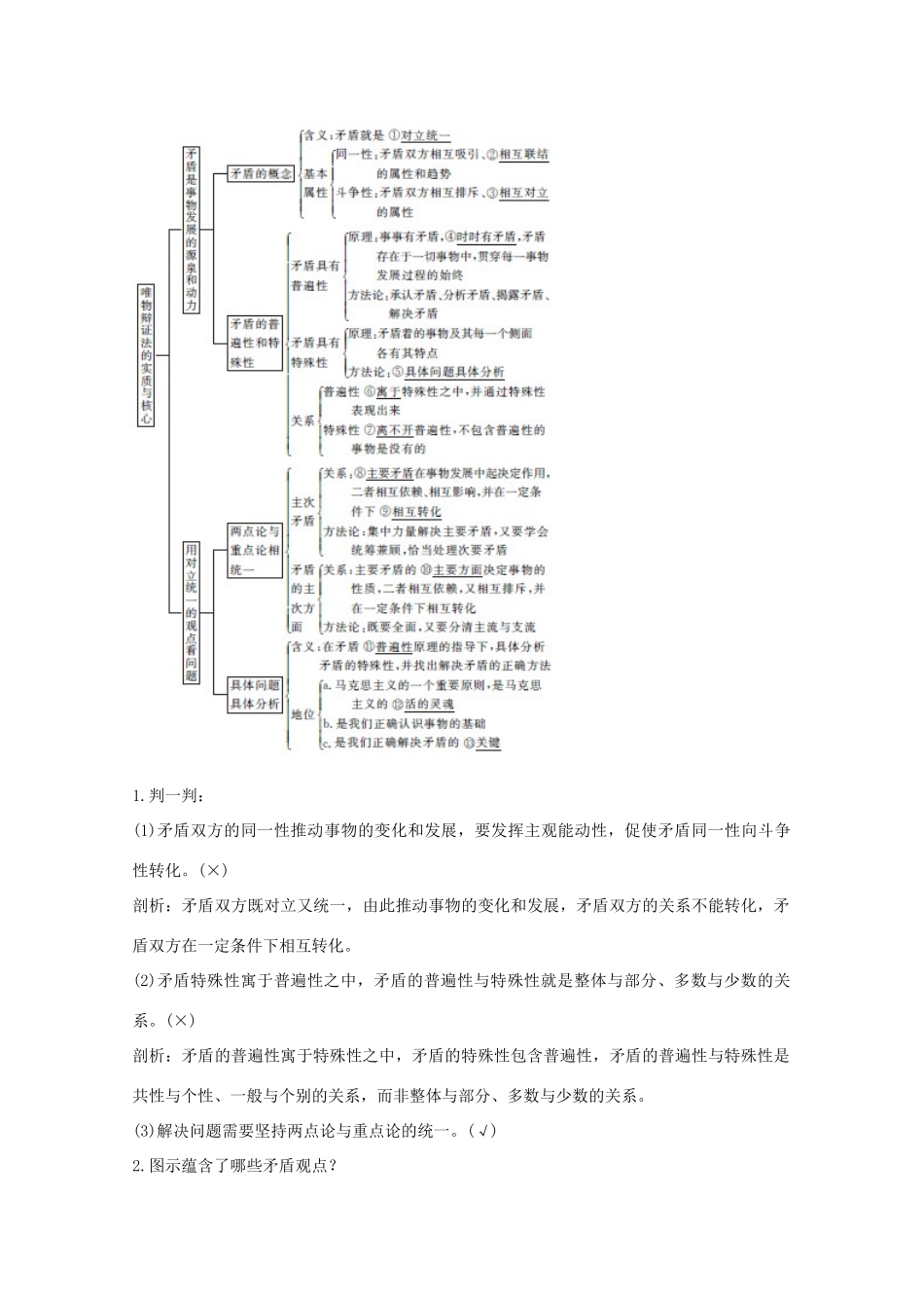 （鲁京津）高考政治总复习 第三单元 第九课 唯物辩证法的实质与核心教案（必修4）-人教版高三必修4政治教案_第2页