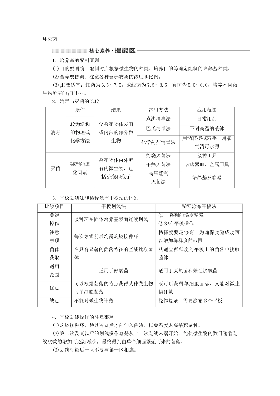 （通用版）高考生物一轮复习 第十二单元 第二讲 微生物的培养与应用学案（含解析）-人教版高三全册生物学案_第3页