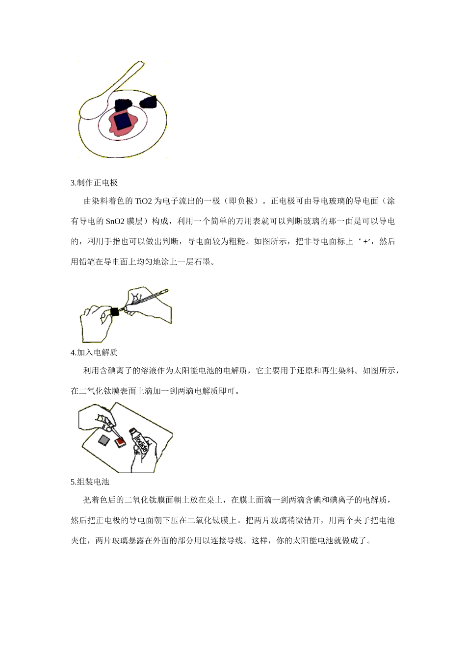 高一化学 专题2 第四单元 染料敏化TiO2太阳能电池的手工制作素材 苏教版_第2页