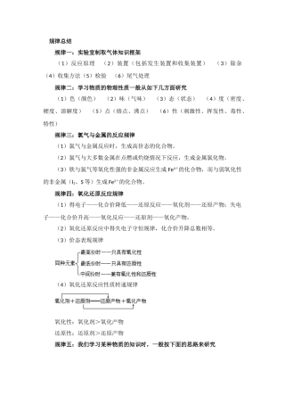 高一化学：2.1《氯、溴、碘及其化合物》素材苏教版
