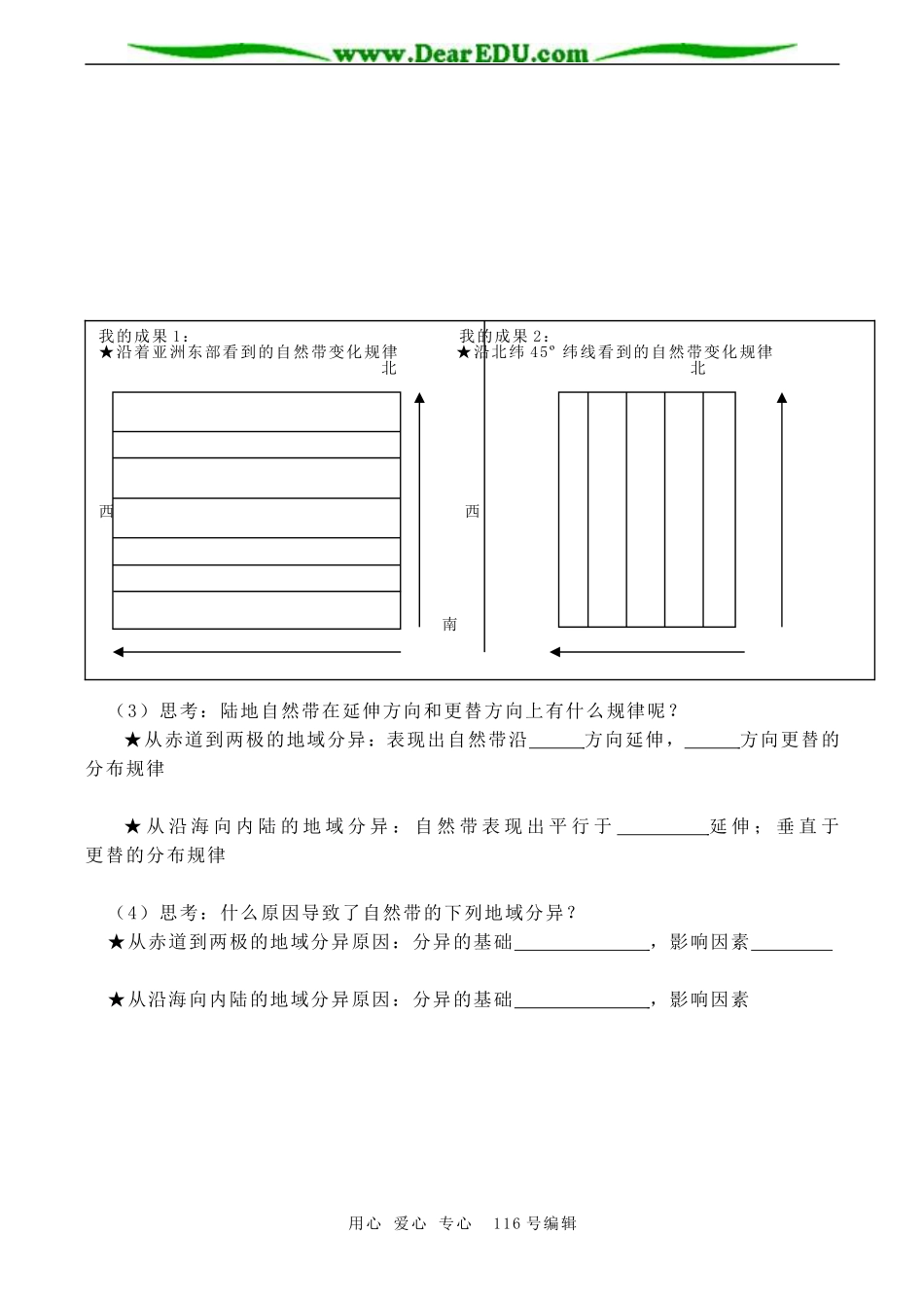 高一地理必修1 地理环境的差异性_第3页