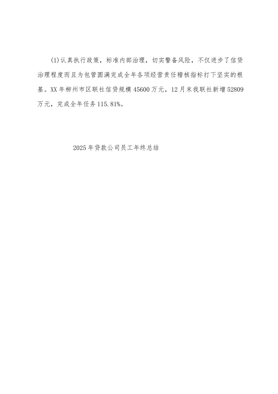 2025年贷款公司员工年终总结_第3页