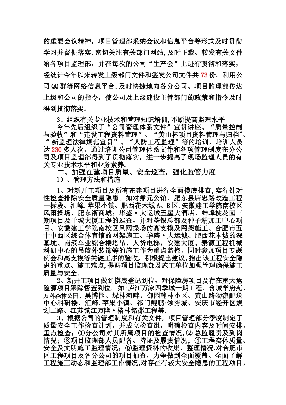 2025年项管部年终总结_第2页