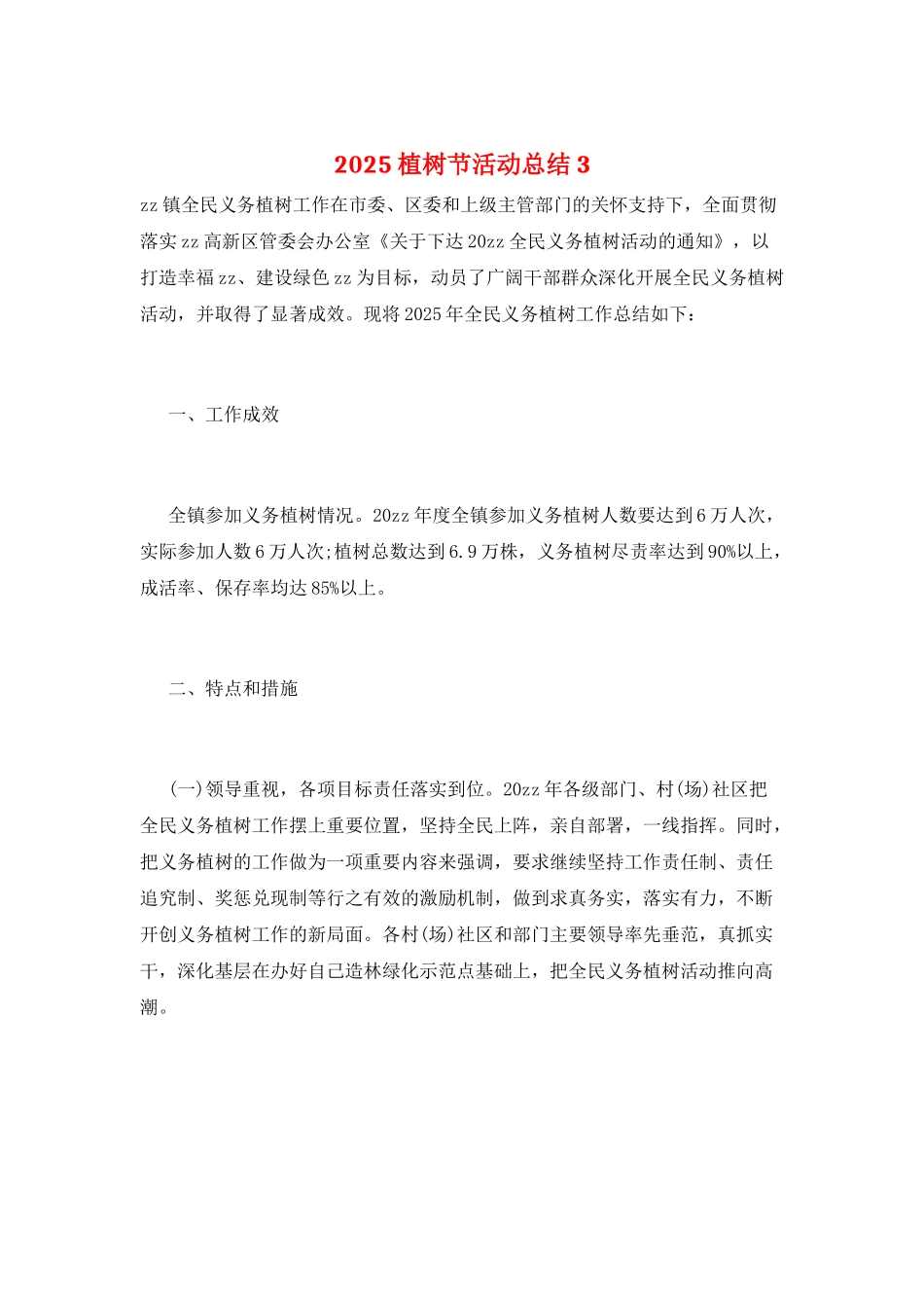 2025植树节活动总结3_第1页