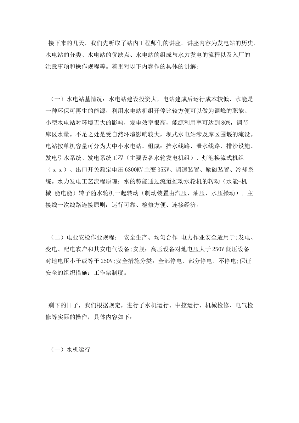 2025水电站实习总结报告_第3页