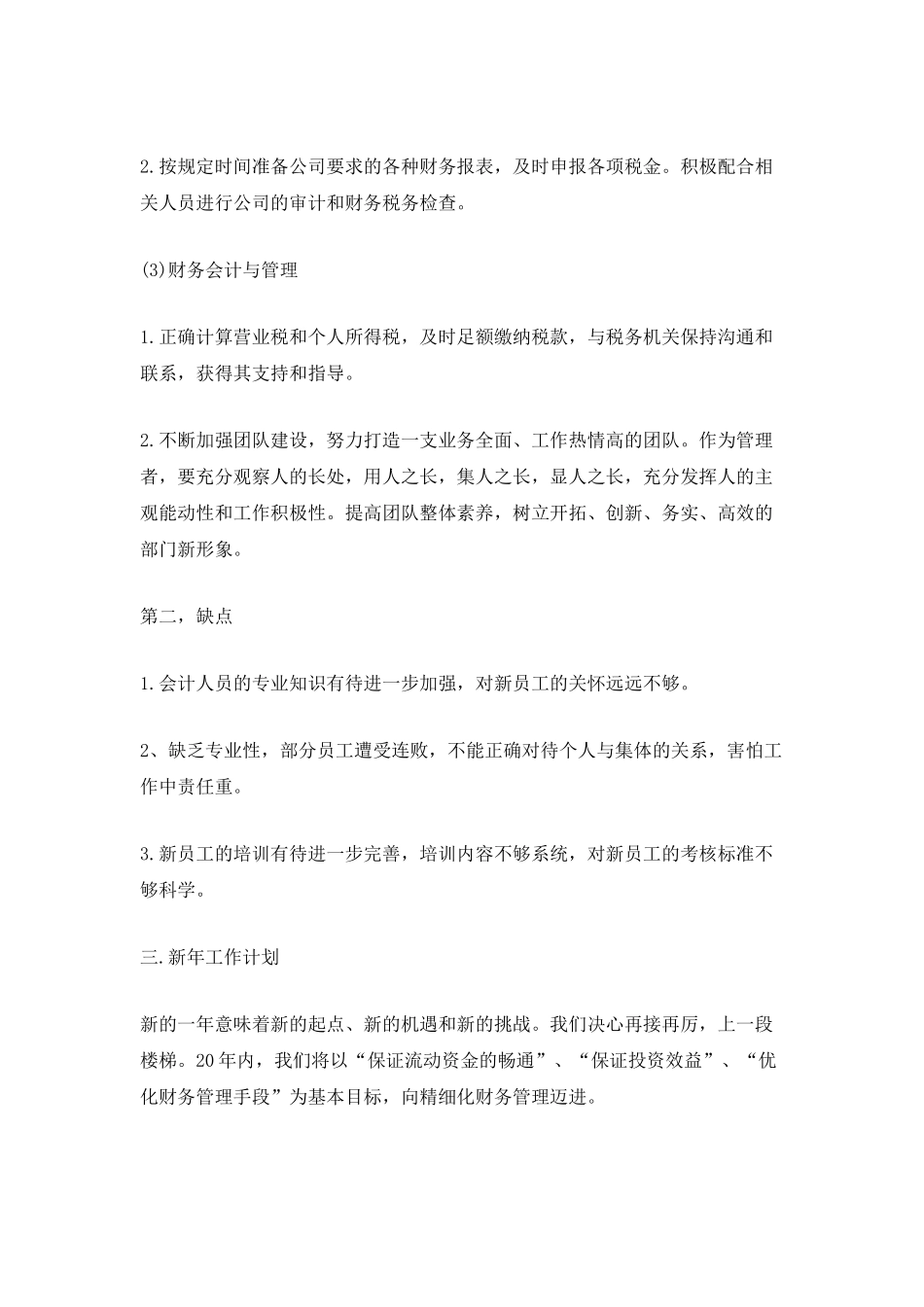 2025财务个人年度工作总结_第2页