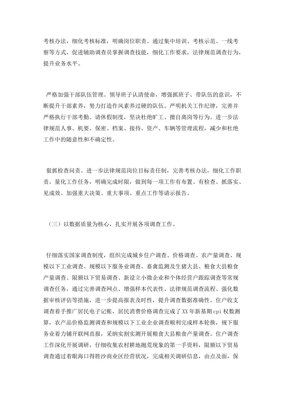 2025调查队上半年工作总结_第2页
