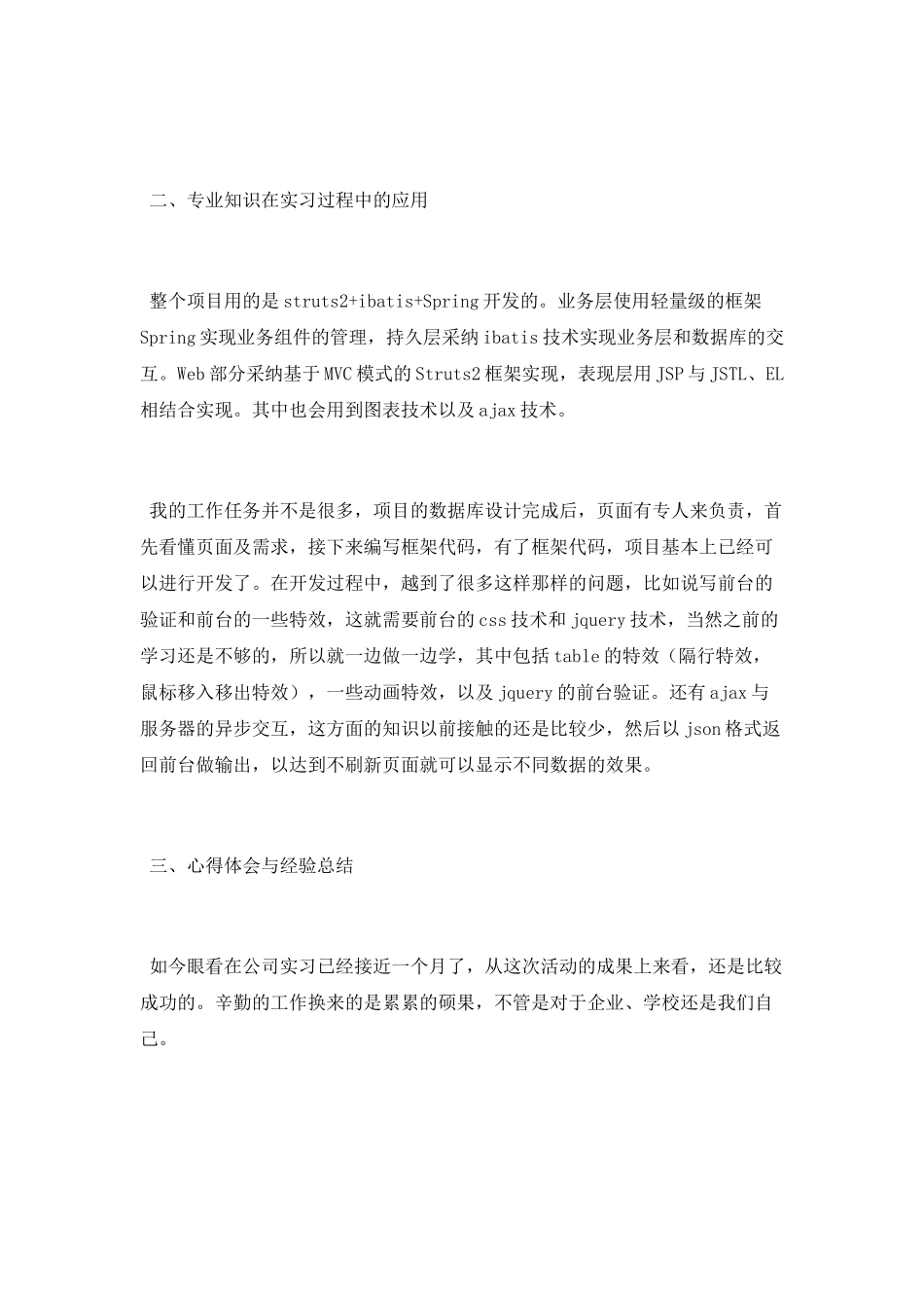 2025软件公司实习总结报告_第3页