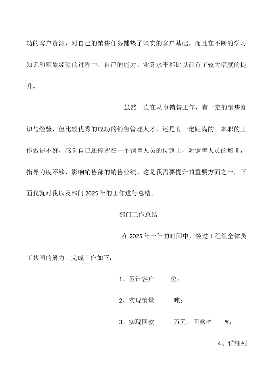 2025销售总结2025年工作计划_第2页