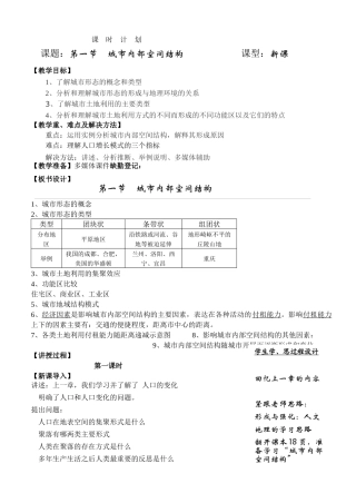 21城市内部空间结构