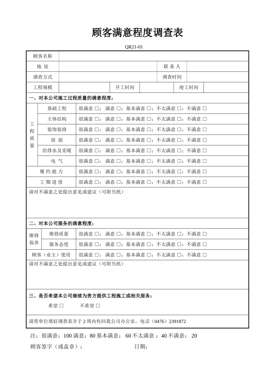2201顾客满意程度调查表n_第1页