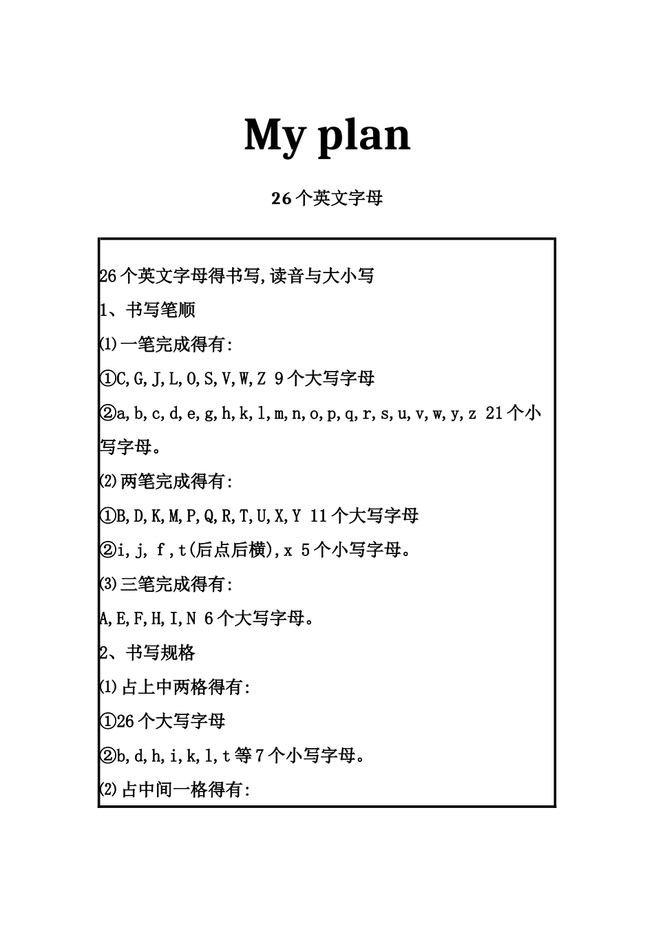 26个字母及48个音标_第1页