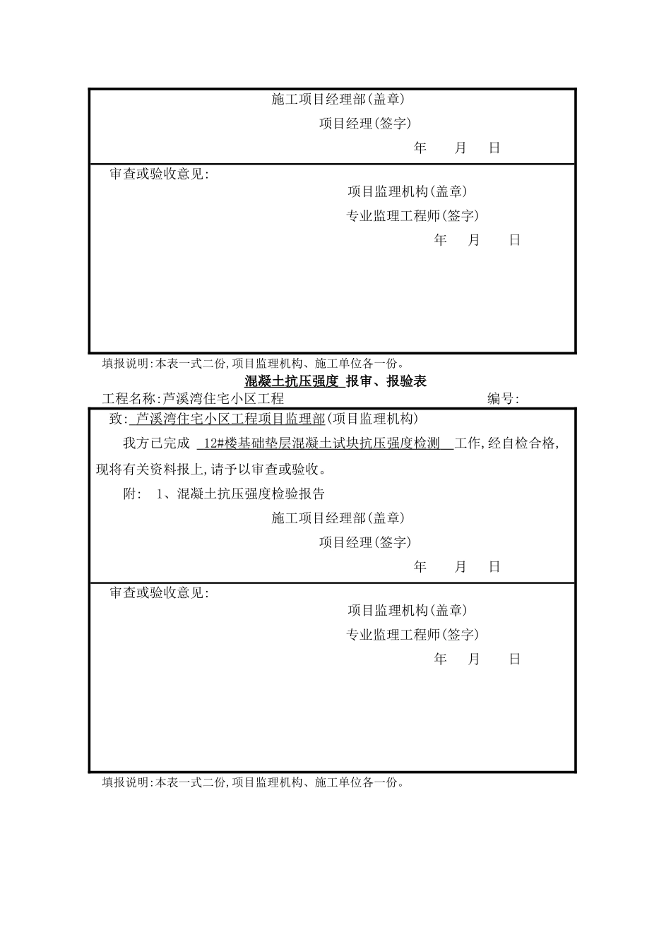 28天混凝土试块抗压强度报审_第3页