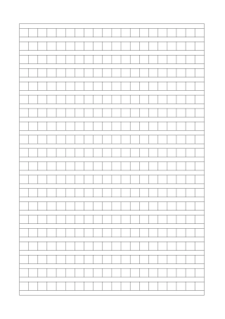 400字作文稿纸A4打印模板 