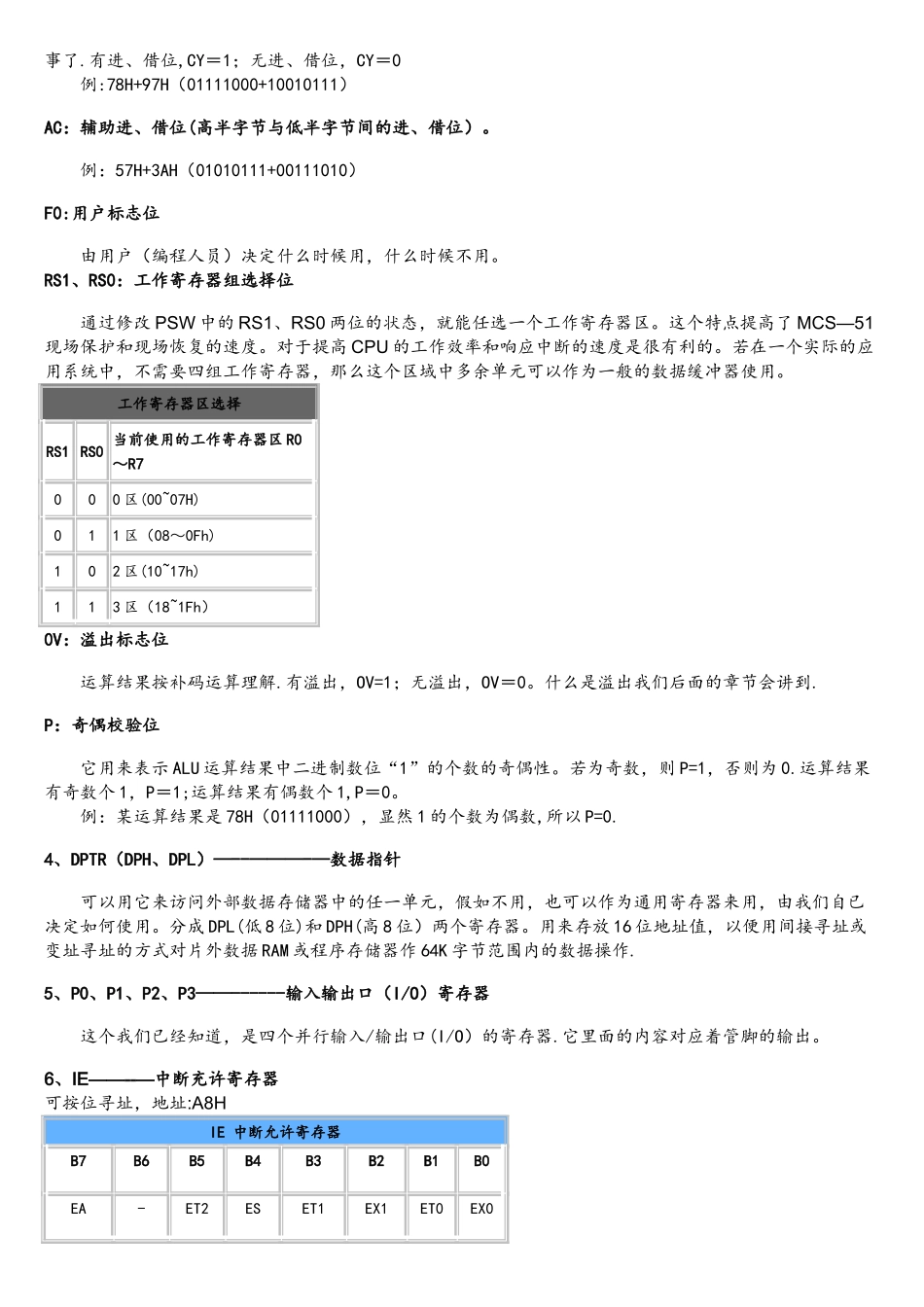 51单片机寄存器集_第3页