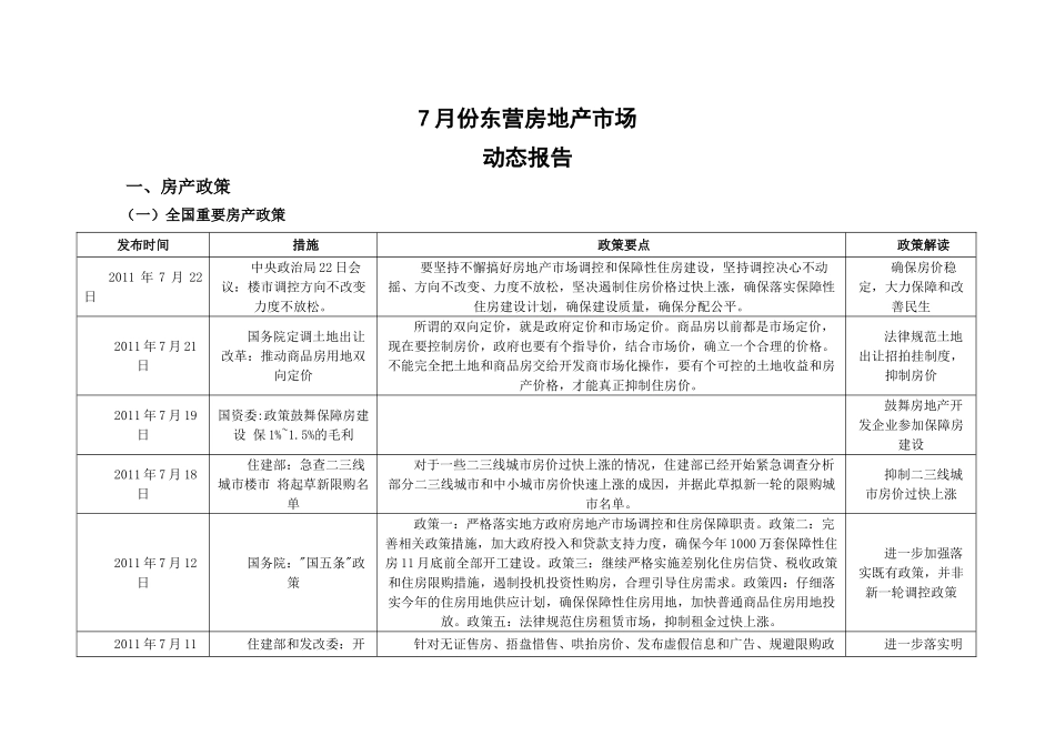 7月市场动态报告2_第1页