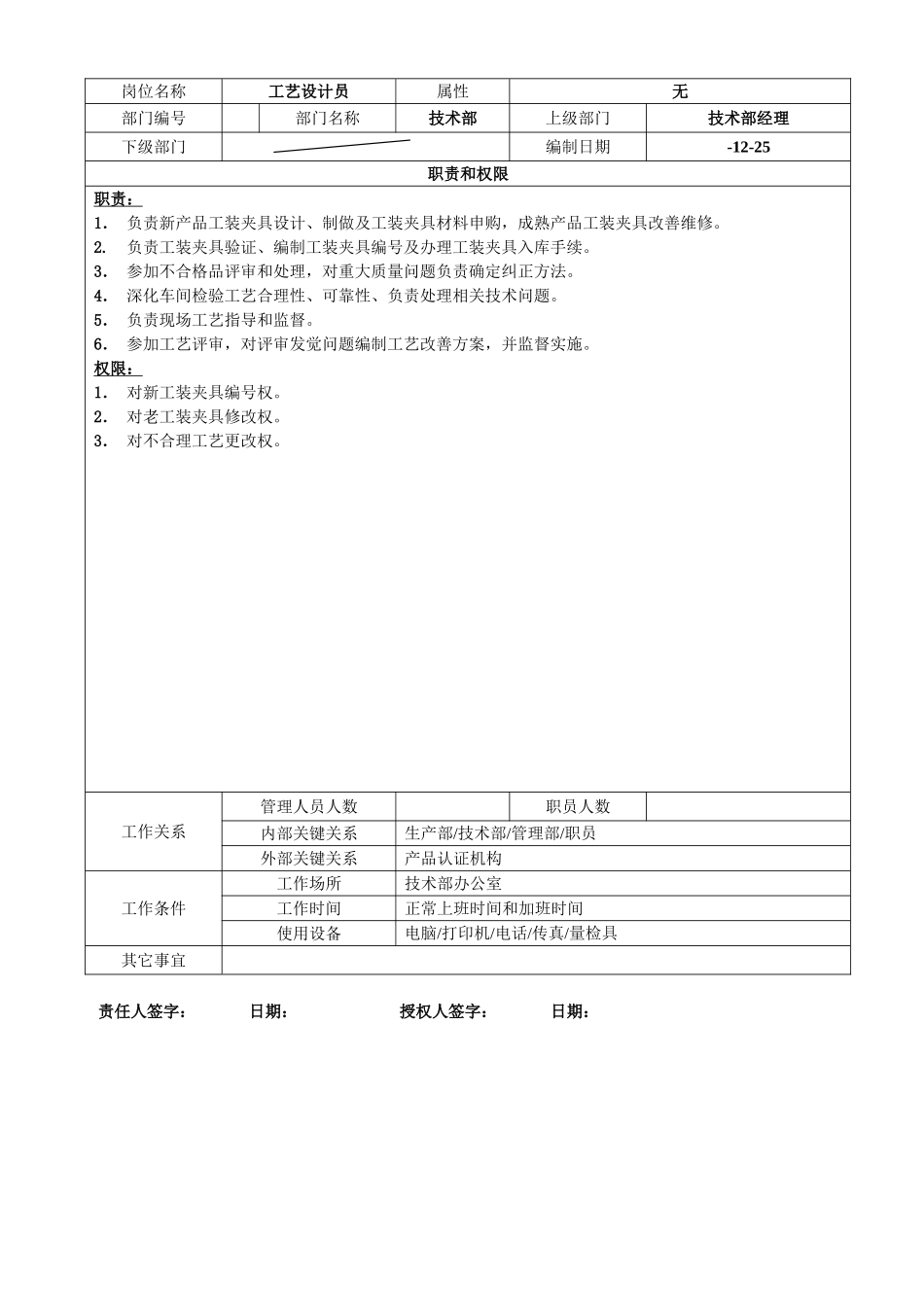 AKJSPRD～关键技术部岗位责任说明指导书_第3页