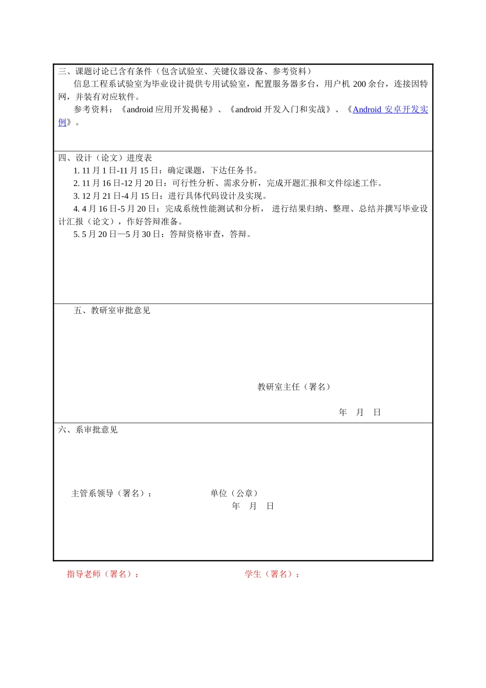 Android手机备忘录的设计和实现开题报告_第2页