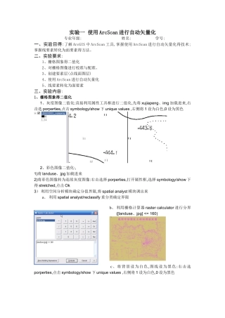 ArcGIS专题操作之-自动矢量化