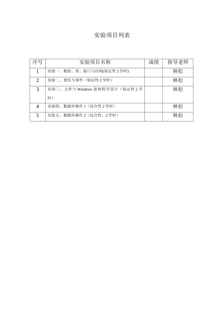 C#最新NET程序设计实验报告_第3页