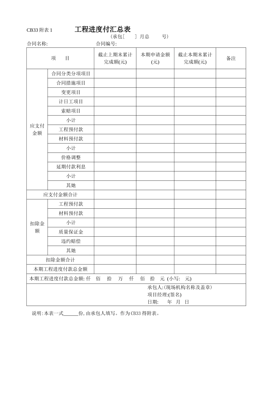CB30 工程计量报验单_第3页