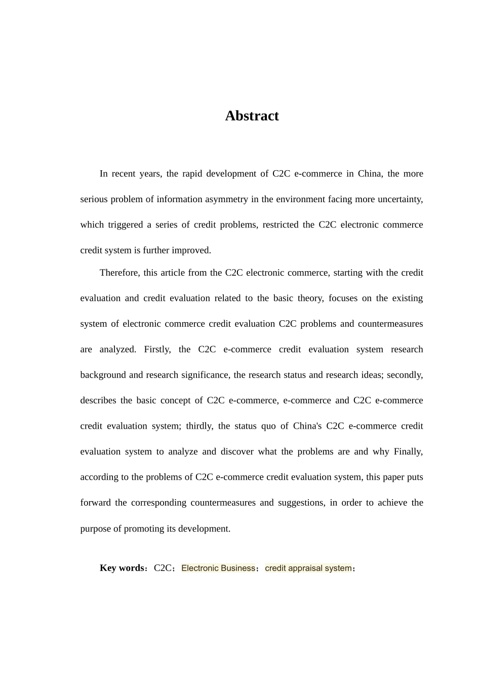 CC电子商务信用评价标准体系问题及对策_第2页
