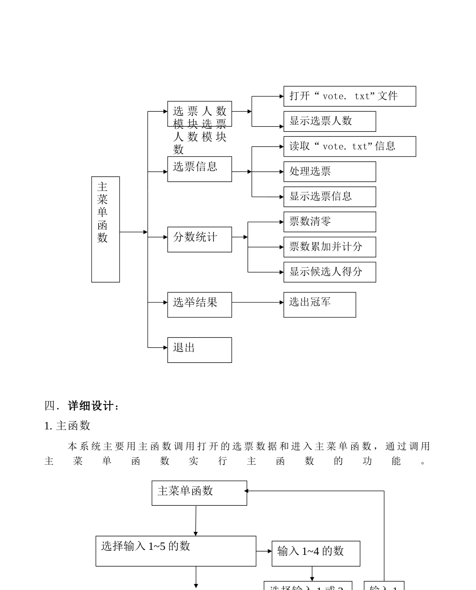 C语言课设之投票系统_第3页