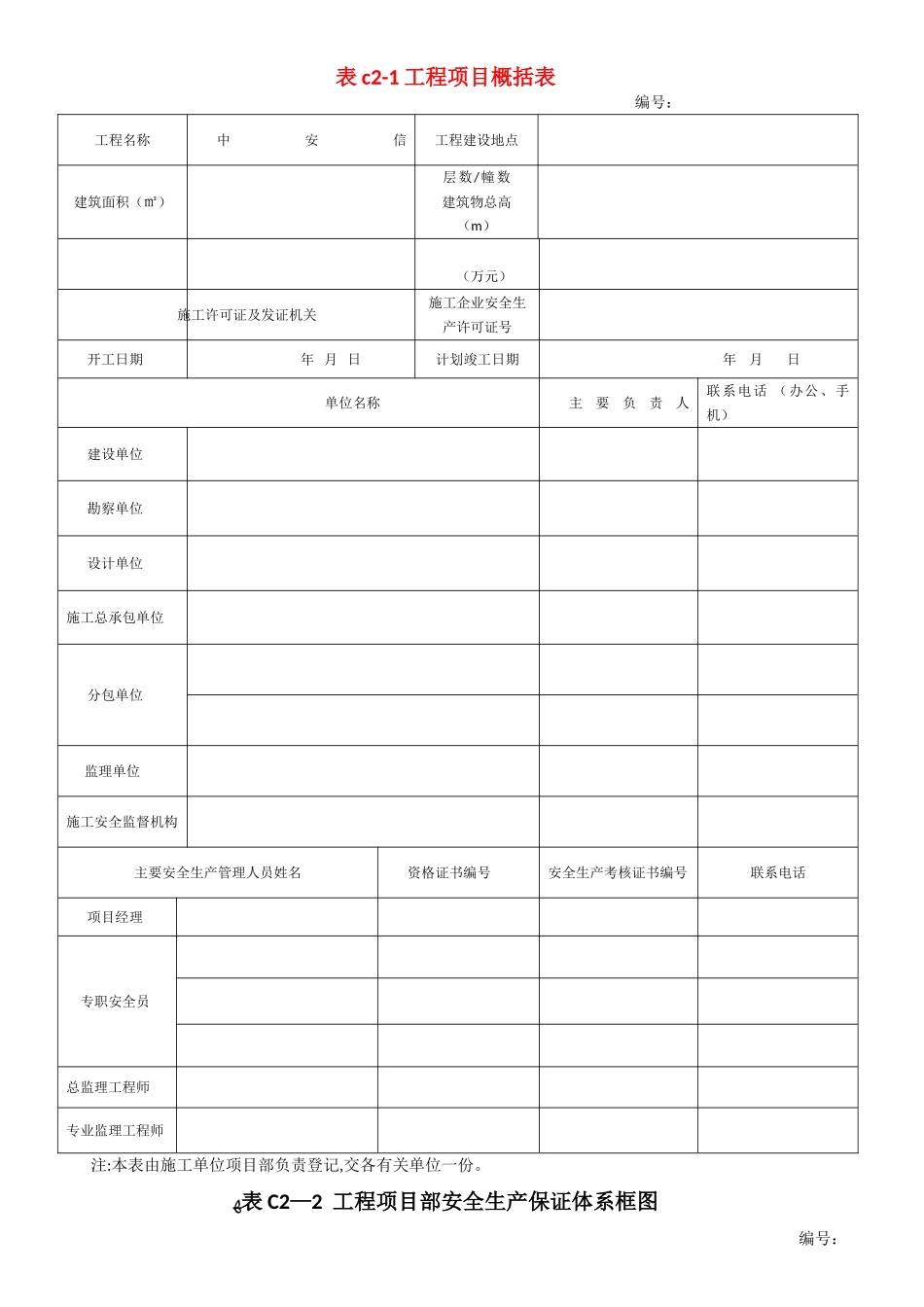 DB13T101河北省建筑施工安全技术管理标准、表格_第1页