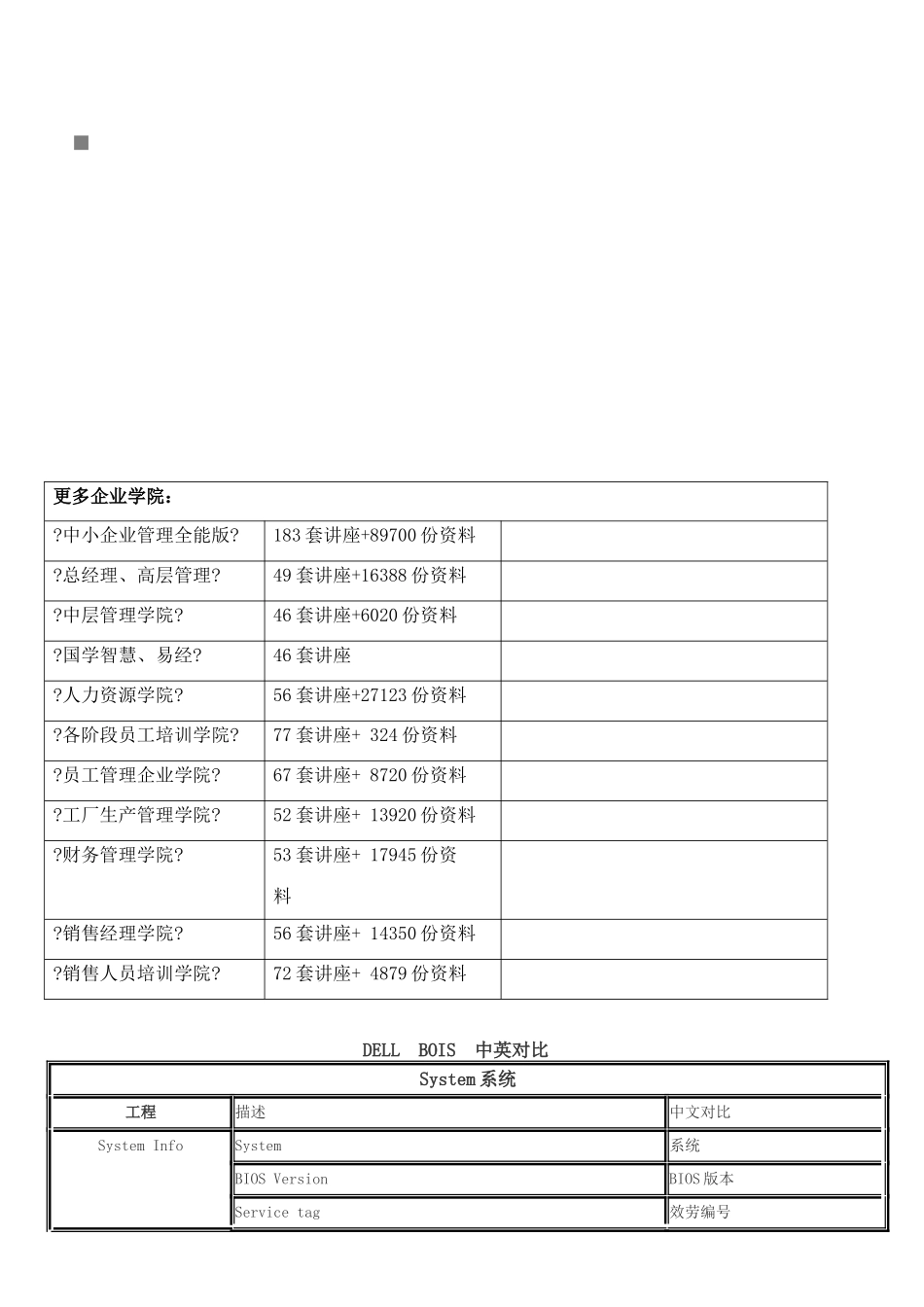 DELL电脑BOIS中英对照表_第3页