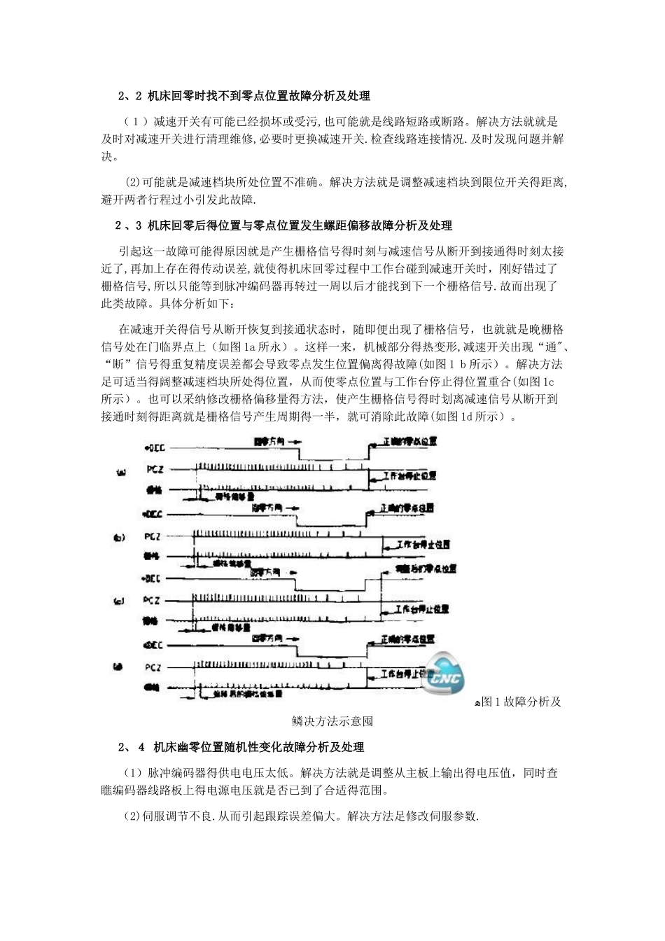 FANUC数控机床机械原点的设置及回零常见故障分析_第3页