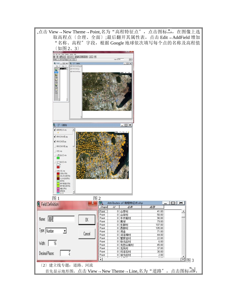 GIS在工厂公园选址的实习报告_第3页