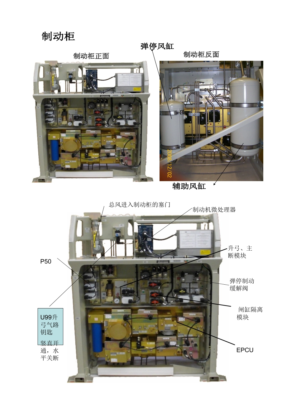 HXD1C型电力机车车顶、车内高低压电器柜及各电器开关名称_第3页