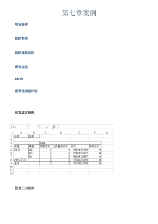 IT项目管理-项目计划书
