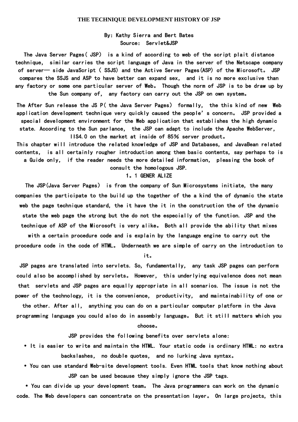 JAVAWeb外文文献毕业设计_第1页