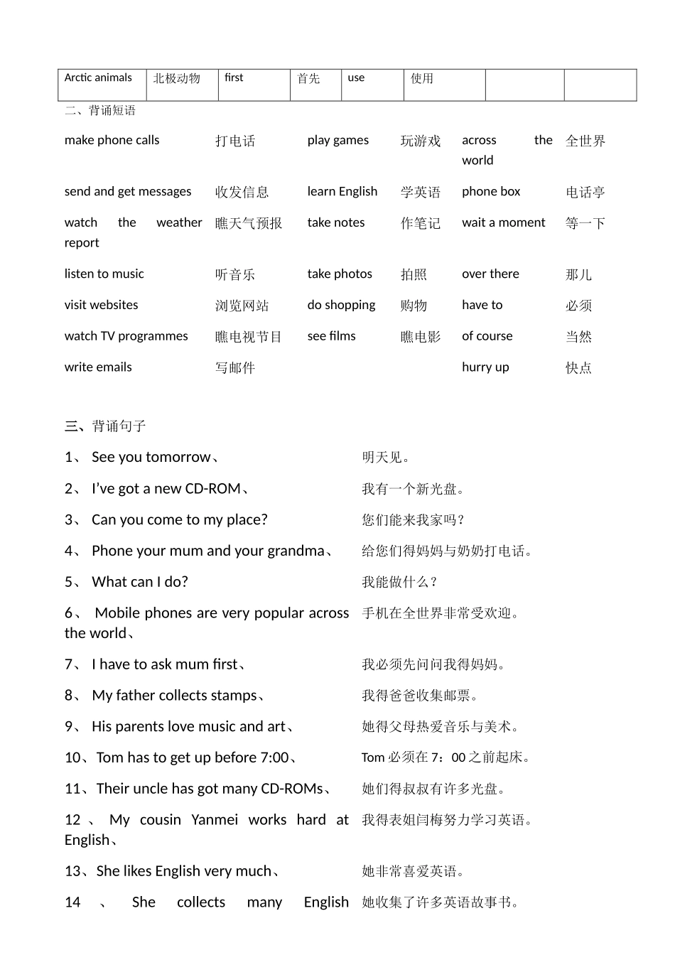 Join in 五年级下册重点_第2页