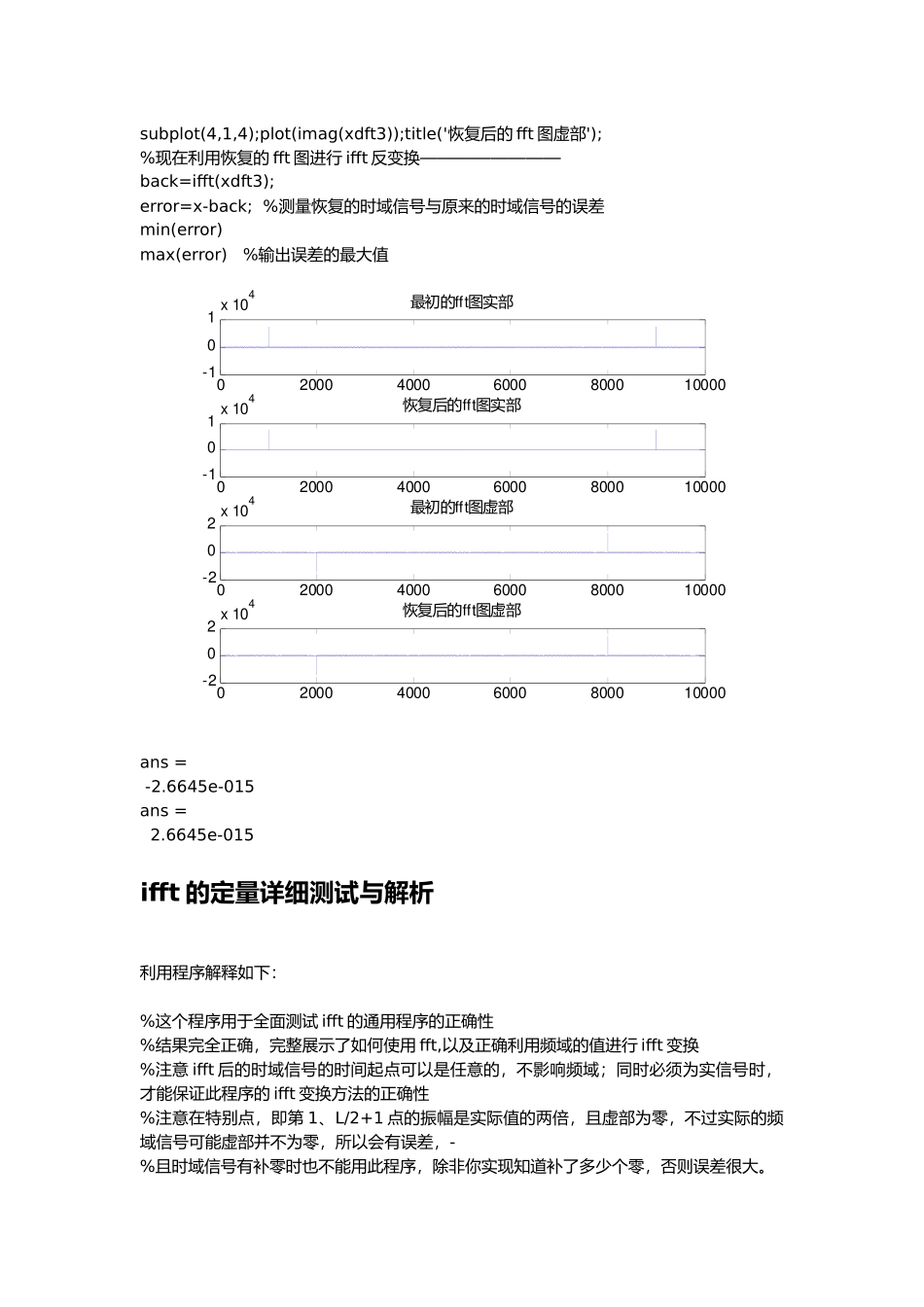 MATLAB中ifft函数用法、性质、特性-以及与fft的组合应用全面深入解析_第3页