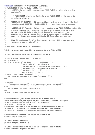MATLAB串口通信设计源码