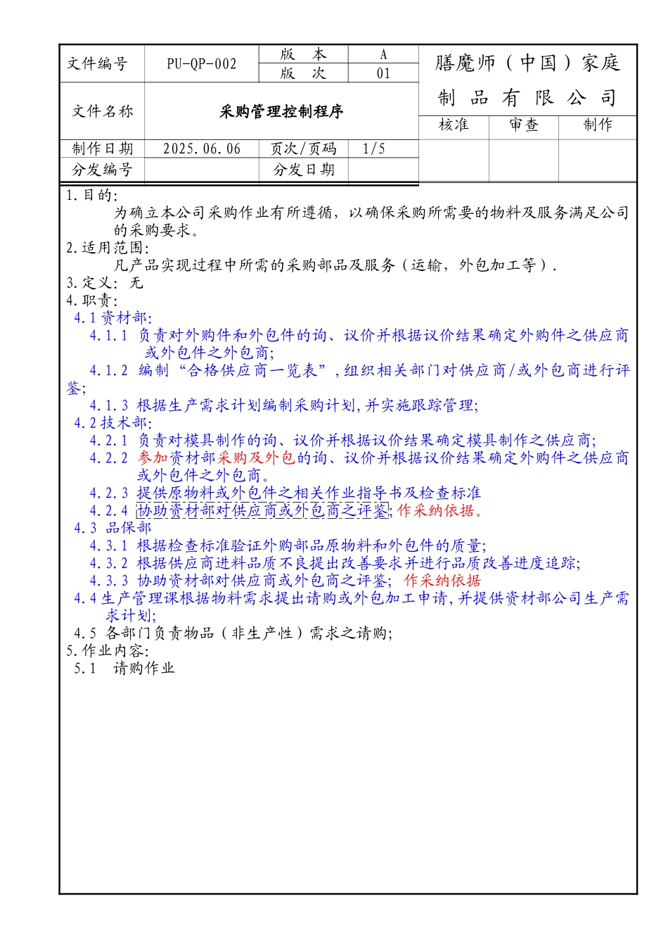nl采购管理控制程序0801_第1页