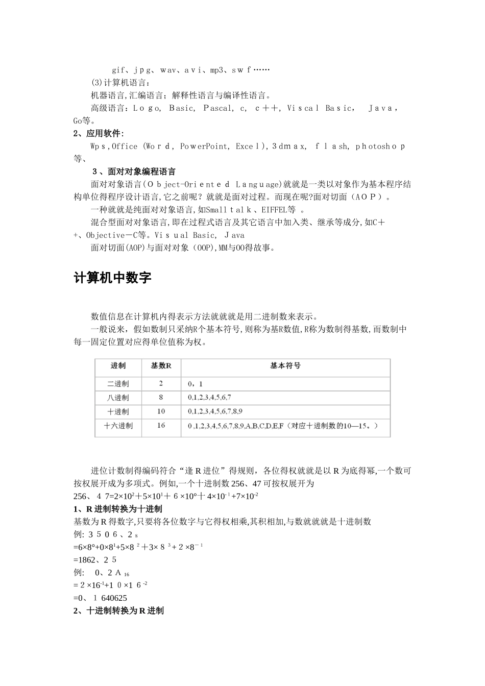 noip 普及组初赛单项选择复习资料_第3页