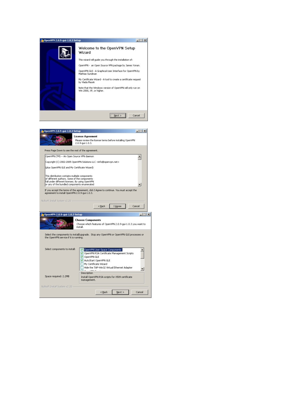 OpenVPN-Windows-GUI客户端安装配置说明_第3页